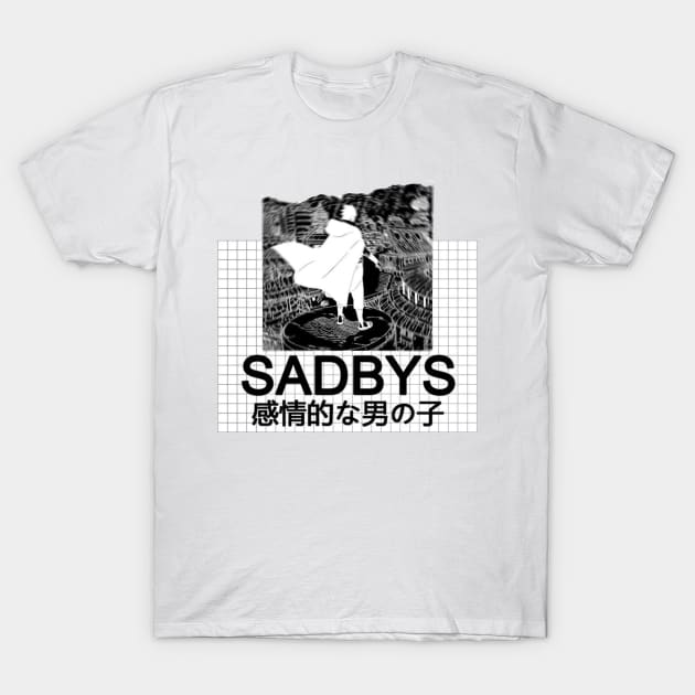 Sad Boys in White T-Shirt by politerotica